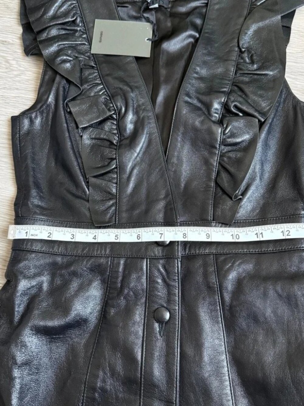 Exquisite NBD Roslyn Black leather dress - NWT - XS - Picture 8 of 9